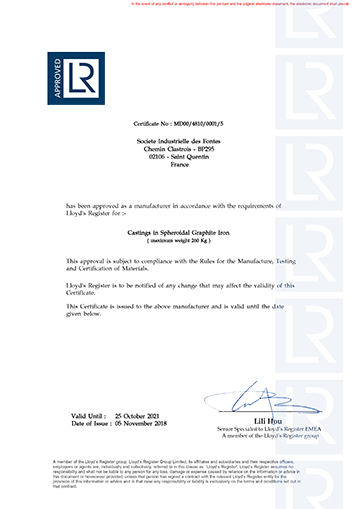 Certification Lloyds Register